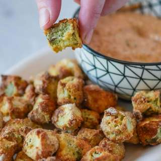 Air Fryer Fried Okra Recipe