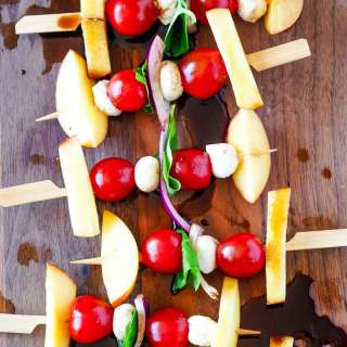 Peach Caprese Skewers Recipe