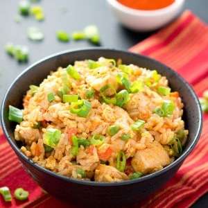 Spicy Chicken Fried Rice