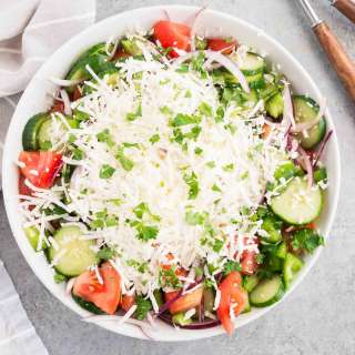 Authentic Shopska Salad (Bulgarian Salad)
