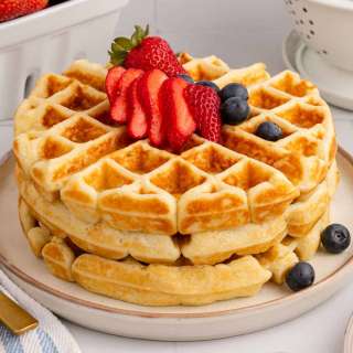 Perfect Waffles from Scratch