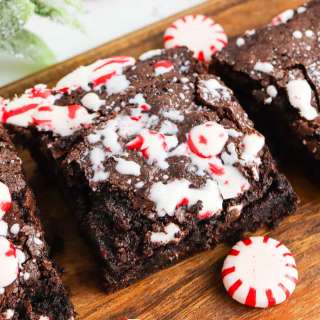 Dark Chocolate Peppermint Brownies Recipe