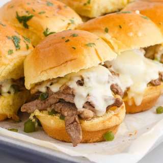 Philly Cheesesteak Sliders