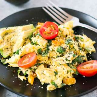 Scrambled Eggs with Veggies
