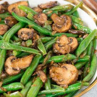 Green Beans and Mushrooms