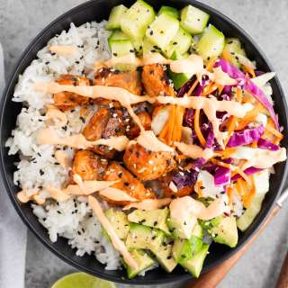 Salmon Rice Bowl