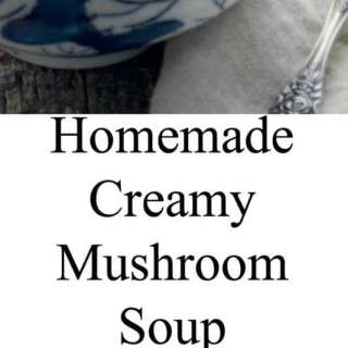 Homemade Creamy Mushroom Soup