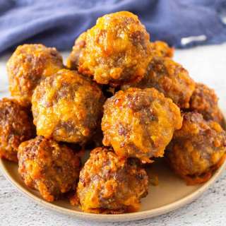 Air Fryer Cheddar & Sausage Balls