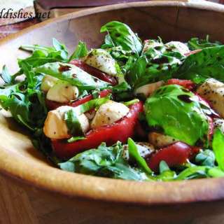 Amazing Arugula Caprese Salad