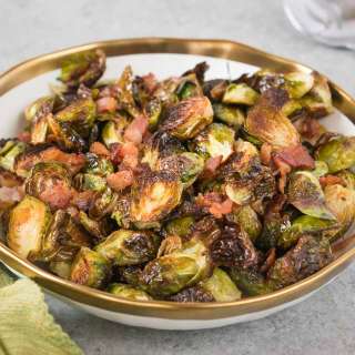 Roasted Brussels Sprouts and Bacon