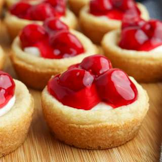 Cherry Cheesecake Cookie Cups Recipe