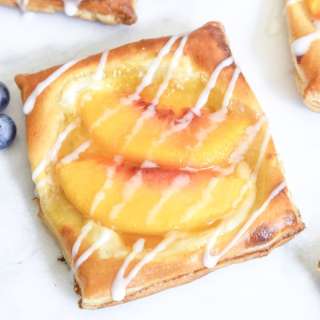 Peach Cream Cheese Danish