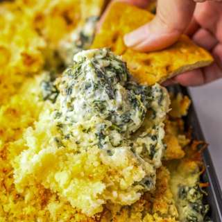 The Ultimate Party Appetizer: Parmesan Crusted Spinach Dip