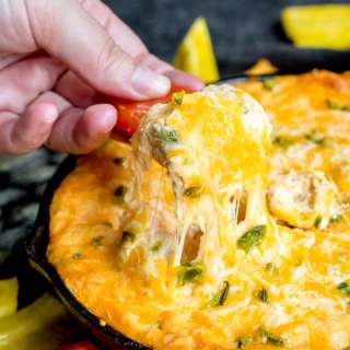 Buffalo Chicken Jalapeno Popper Dip