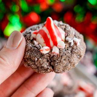 Peppermint Kiss Cookies Recipe