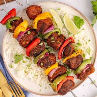 Grilled Chicken Fajita Skewers