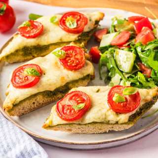 Pesto French Bread Pizza