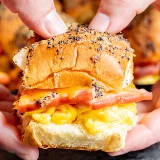 Ham Egg and Cheese Breakfast Sliders