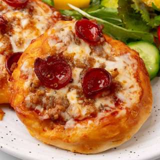 Air Fryer Biscuit Pizzas