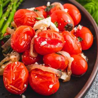 Simply Delicious Blistered Tomatoes