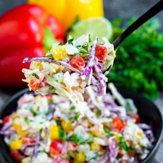 Spicy Jalapeno Coleslaw