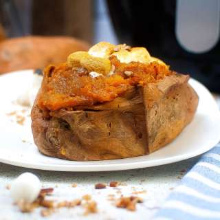 Air Fryer Twice Baked Sweet Potatoes