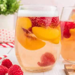 Sparkling Peach Sangria