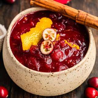 Cranberry Sauce with Orange and Cinnamon