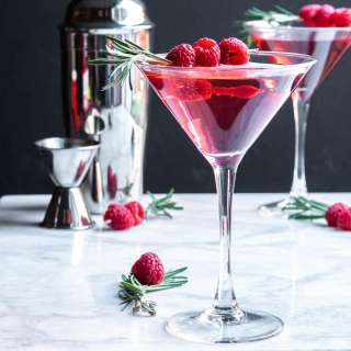 Raspberry Martini