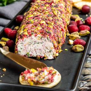 Cranberry Goat Cheese Log