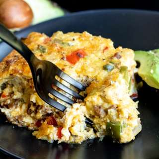 Mexican Crustless Quiche