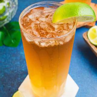 Dark and Stormy Cocktail