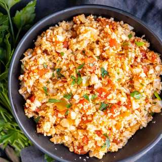 Keto Cauliflower Spanish Rice