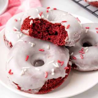 Cake Mix Red Velvet Donuts