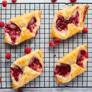 Raspberry Cheese Danish
