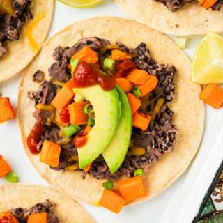 Roasted Sweet Potato Tostadas