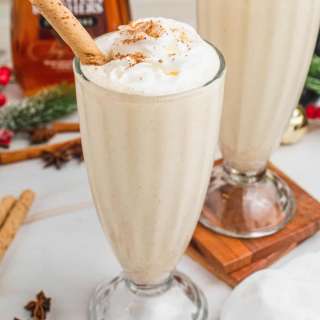 Boozy Eggnog Milkshake