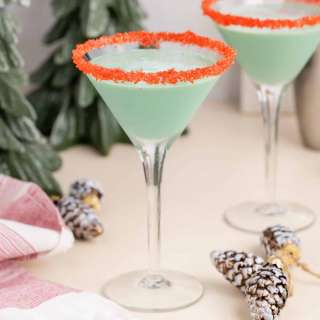 Mistletoe Chocolate Mint Martini