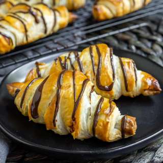 Easy Chocolate Croissants
