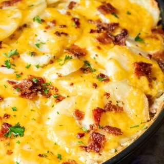 Loaded Au Gratin Potatoes
