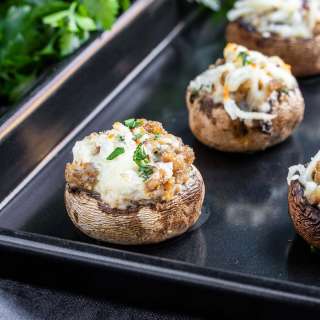 Stuffed Mushrooms with Sausage