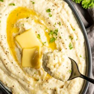The BEST Cauliflower Mash {Keto}