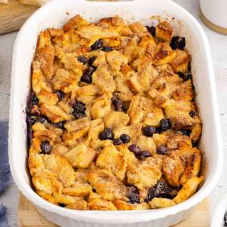 Lemon and Blueberry French Toast Bake
