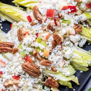 Endive Salad with Homemade Blue Cheese Dressing