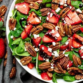 Strawberry Spinach Salad