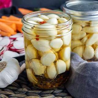 Quick Pickled Garlic