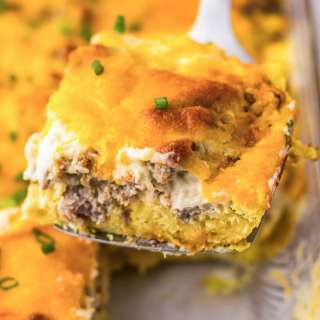 Sausage Biscuit and Gravy Casserole Recipe