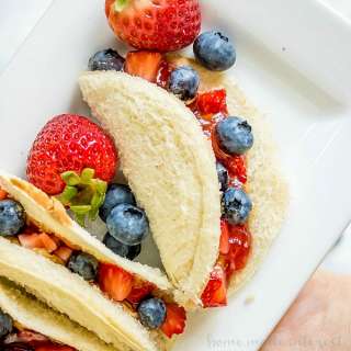 Peanut Butter and Jelly Taco
