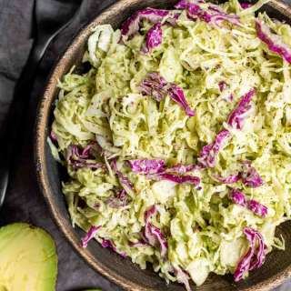 Avocado Keto Coleslaw