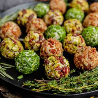 Mini Cheese Balls 3 Ways